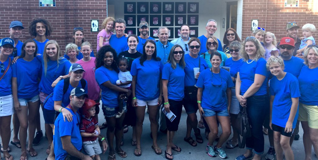 Charleston Allergy and Asthma group at the Riverdogs Peanut Free Night baseball game